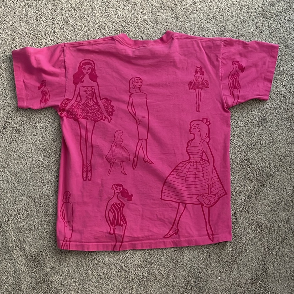 Vintage 1994 Barbie Jerry Leigh Design All Over Print / Size Large - Picture 2 of 6